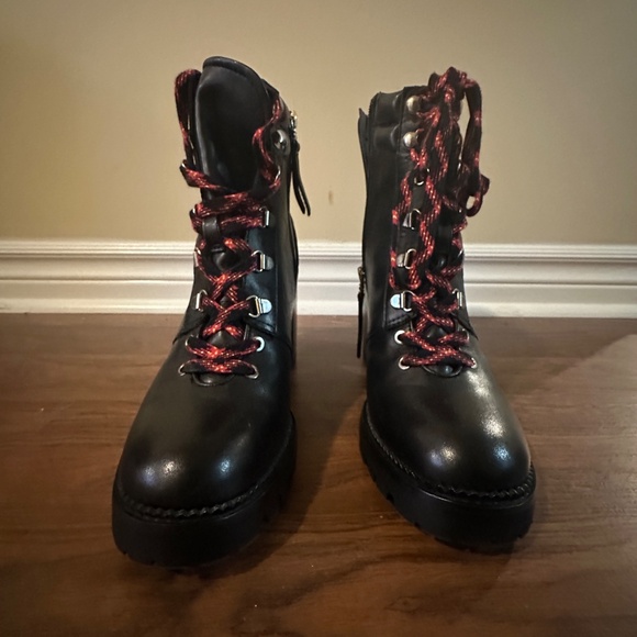 Sam Edelman Sade Block Heel Hiker Boots - Size 10 - Picture 2 of 5